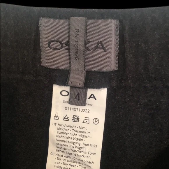 Oska New York, In Excellent Condition size 4 Grey Pull Up Pant/Trousers - Picture 5 of 7